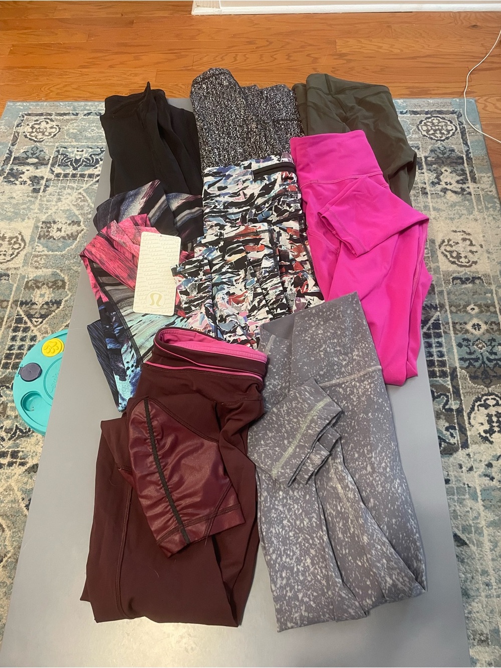 Lululemon Size 6 Legging Lot of 8 Bundle Workout Athletic